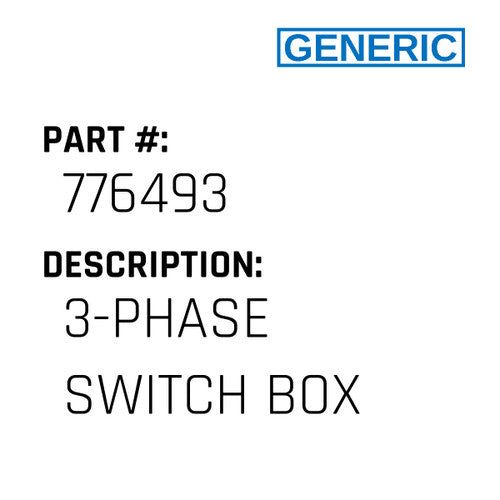 3-Phase Switch Box - Generic #776493