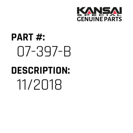 11/2018 - Kansai Special #07-397-B