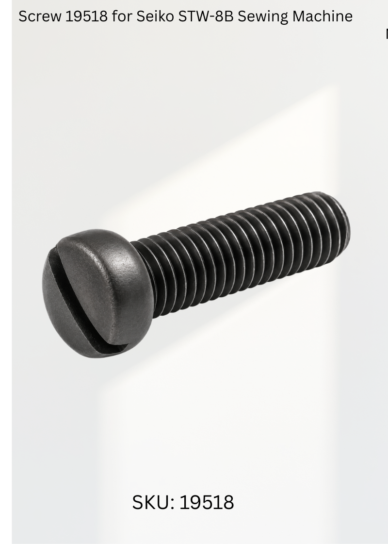 Screw 19518 for Seiko STW-8B Sewing Machine