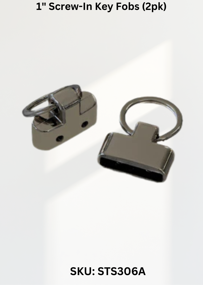 1" Screw-In Key Fobs (2pk)