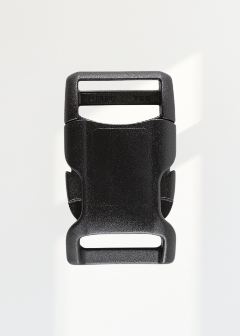 1" YKK Contoured Plastic Side Release Buckles - Black