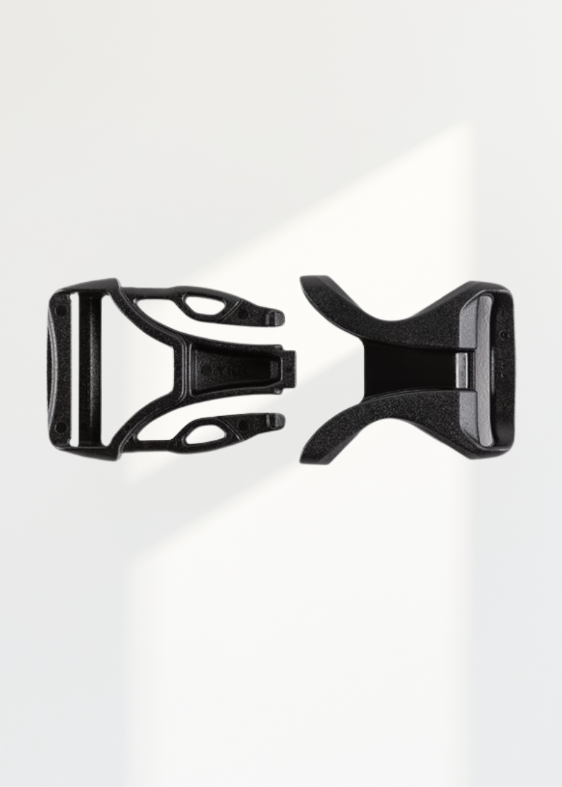 1" YKK SHARPN'LOC Plastic Side Release Buckles - Black