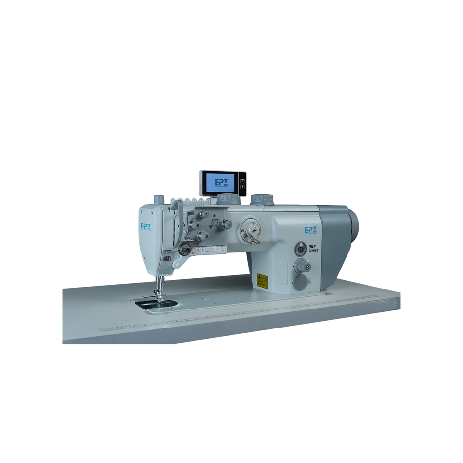 EPZ 667 Flat Bed – Horizontal Hook Compound Feed Lockstitch Sewing Machine