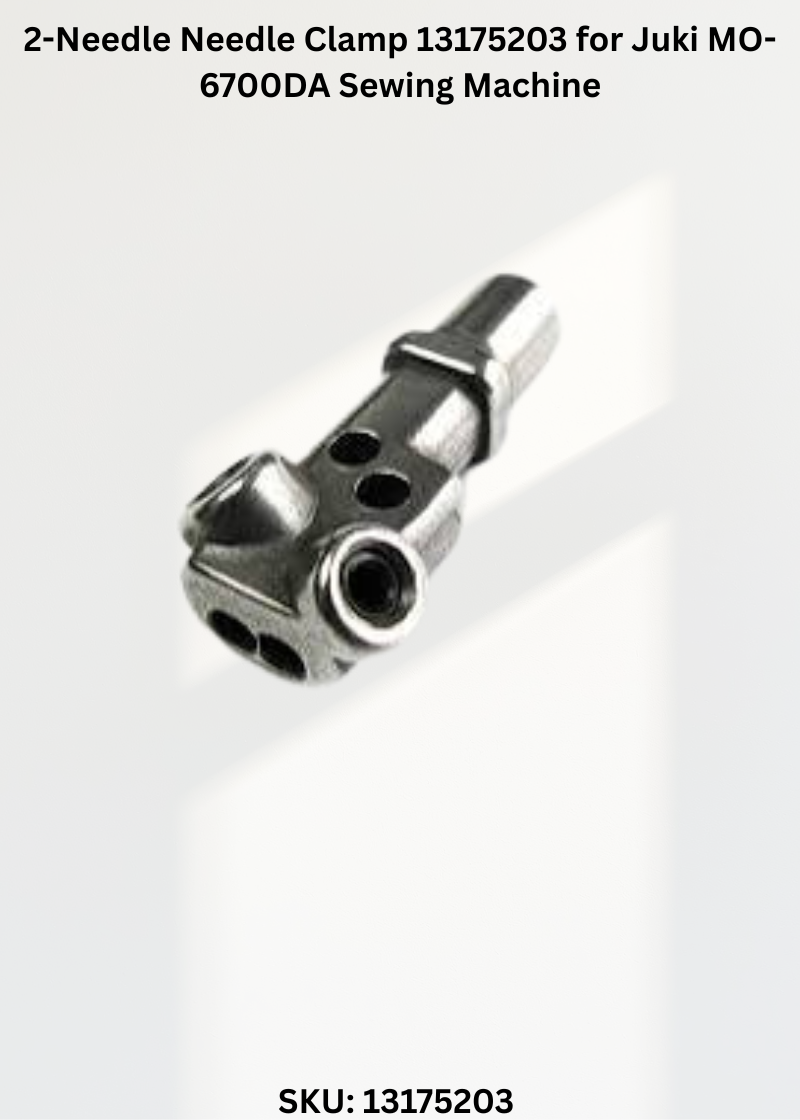 2-Needle Needle Clamp 13175203 for Juki MO-6700DA Sewing Machine