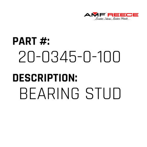 Bearing Stud - Reece #20-0345-0-100