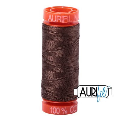 Aurifil Cotton Mako 50wt 200m 10ct Bark