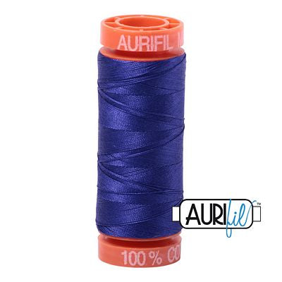 Aurifil Cotton Mako 50wt 200m 10ct Blue Violet