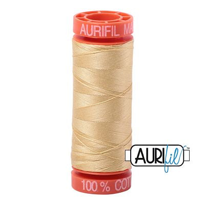 Aurifil Cotton Mako 50wt 200m 10ct Wheat