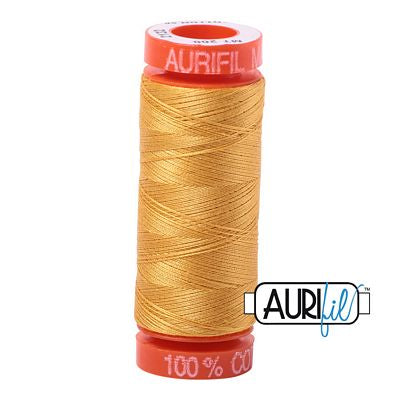Aurifil Cotton Mako 50wt 200m 10ct Tarnished Gold