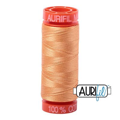 Aurifil Cotton Mako 50wt 200m 10ct Golden Honey