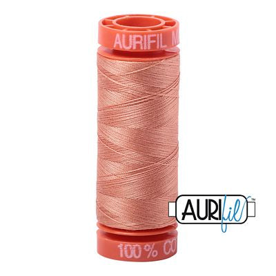 Aurifil Cotton Mako 50wt 200m 10ct Peach