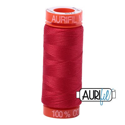 Aurifil Cotton Mako 50wt 200m 10ct Red