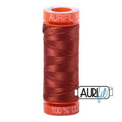 Aurifil Cotton Mako 50wt 200m 10ct Copper