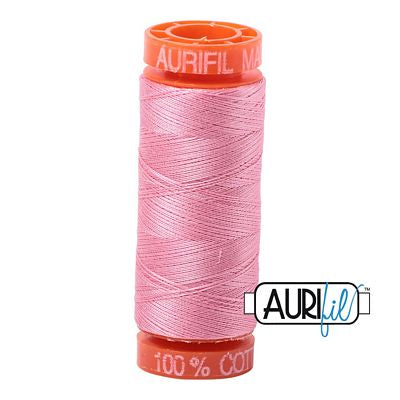 Aurifil Cotton Mako 50wt 200m 10ct Bright Pink