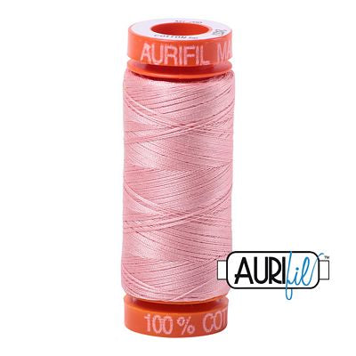Aurifil Cotton Mako 50wt 200m 10ct Light Peony