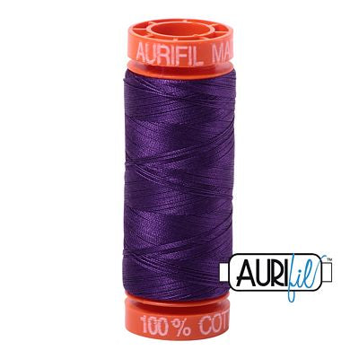 Aurifil Cotton Mako 50wt 200m 10ct Medium Purple