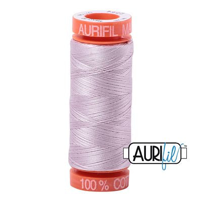 Aurifil Cotton Mako 50wt 200m 10ct Pale Lilac