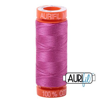 Aurifil Cotton Mako 50wt 200m 10ct Light Magenta