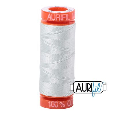 Aurifil Cotton Mako 50wt 200m 10ct Mint Ice