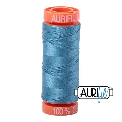 Aurifil Cotton Mako 50wt 200m 10ct Teal