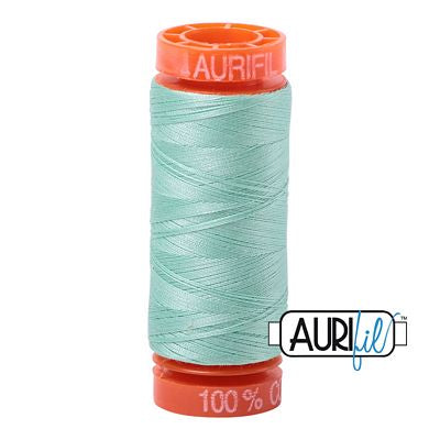 Aurifil Cotton Mako 50wt 200m 10ct Medium Mint