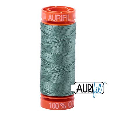 Aurifil Cotton Mako 50wt 200m 10ct Medium Juniper