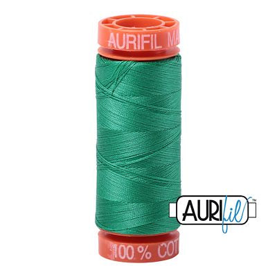 Aurifil Cotton Mako 50wt 200m 10ct Emerald