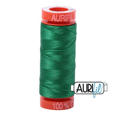 Aurifil Cotton Mako 50wt 200m 10ct Green