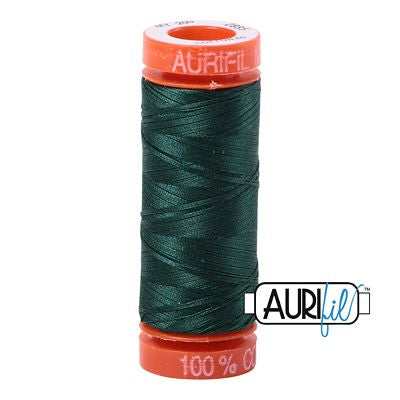 Aurifil Cotton Mako 50wt 200m 10ct Medium Spruce