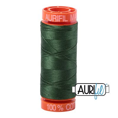 Aurifil Cotton Mako 50wt 200m 10ct Pine