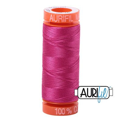 Aurifil Cotton Mako 50wt 200m 10ct Fuchsia