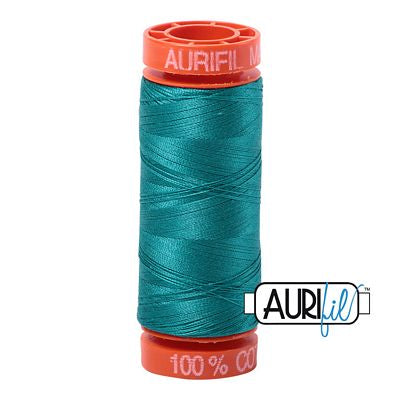 Aurifil Cotton Mako 50wt 200m 10ct Jade