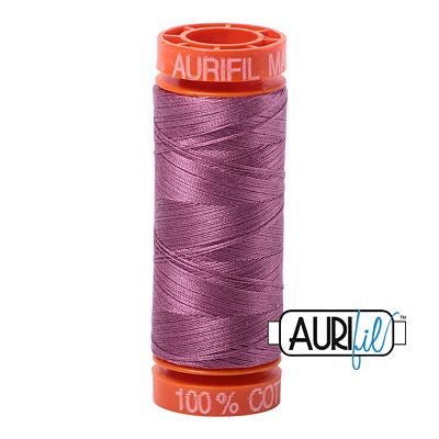 Aurifil Cotton Mako 50wt 200m 10ct Wine