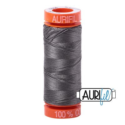 Aurifil Cotton Mako 50wt 200m 10ct Gray Smoke