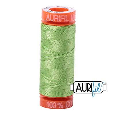 Aurifil Cotton Mako 50wt 200m 10ct Shining Green