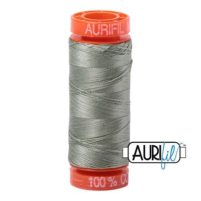Aurifil Cotton Mako 50wt 200m 10ct Military Green