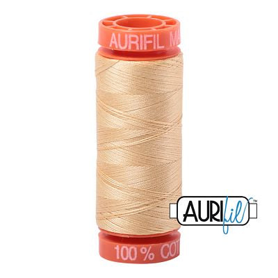 Aurifil Cotton Mako 50wt 200m 10ct Camel