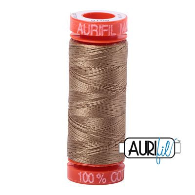 Aurifil Cotton Mako 50wt 200m 10ct Toast