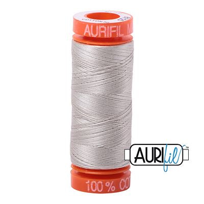 Aurifil Cotton Mako 50wt 200m 10ct Moondust