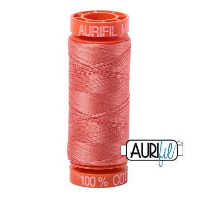 Aurifil Cotton Mako 50wt 200m 10ct Tangerine Dream