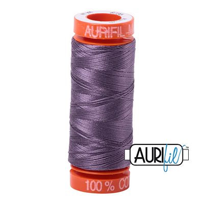 Aurifil Cotton Mako 50wt 200m 10ct Plumtastic