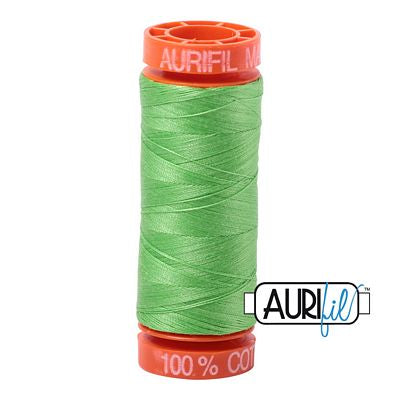 Aurifil Cotton Mako 50wt 200m 10ct Shamrock Green