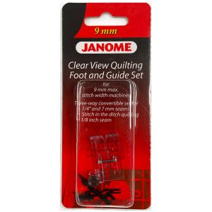 CLEAR QUILTING FOOT & GUIDE SE