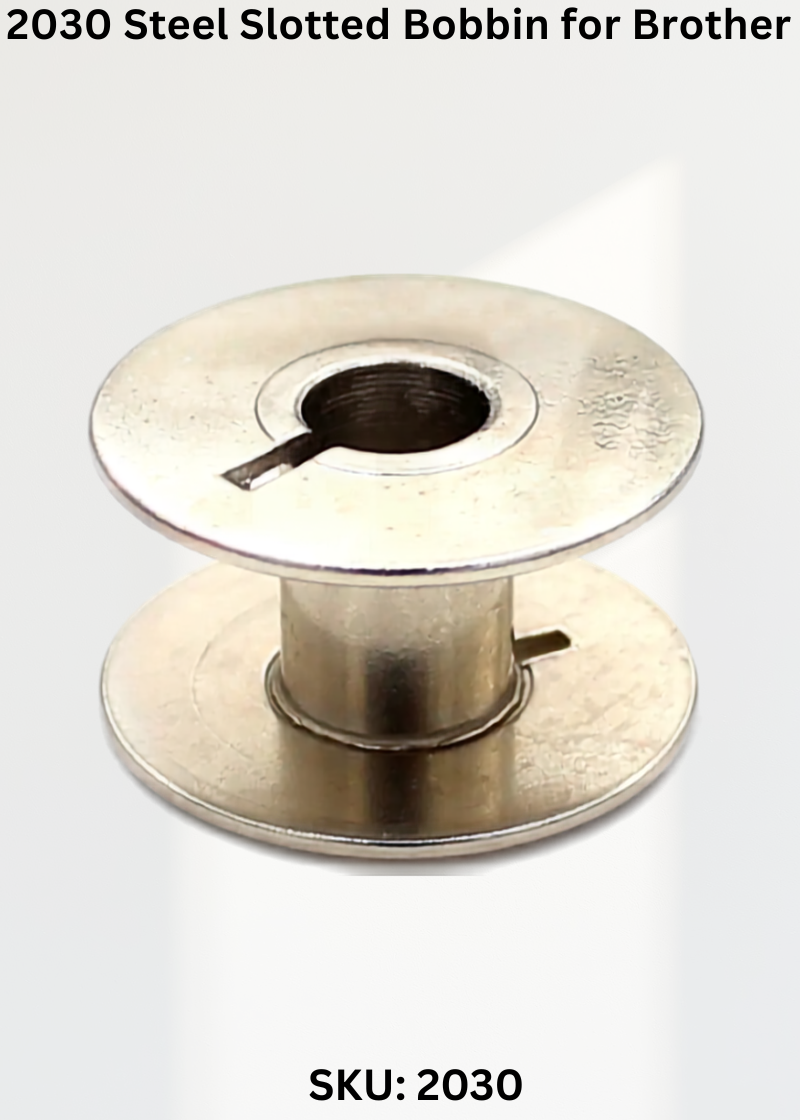 2030 Steel Slotted Bobbin for Brother LK3-B430, Brother Pfaff 34 and 38 Seki Sewing Machines