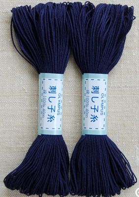 Olympus Sashiko Cotton 22yd Navy