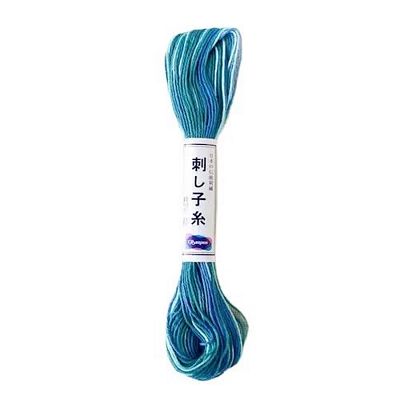 Olympus Sashiko Vari Cotton 22yd Carribean Sea