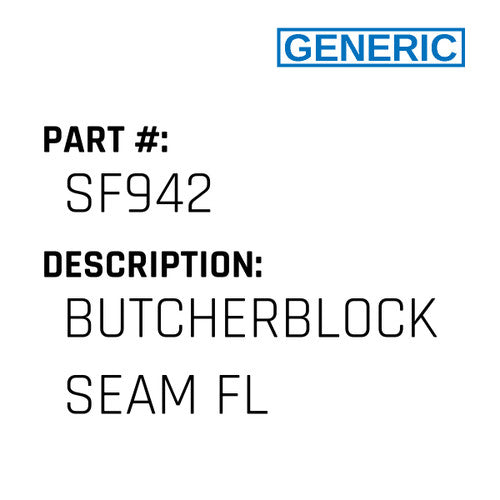 Butcherblock Seam Fl - Generic #SF942