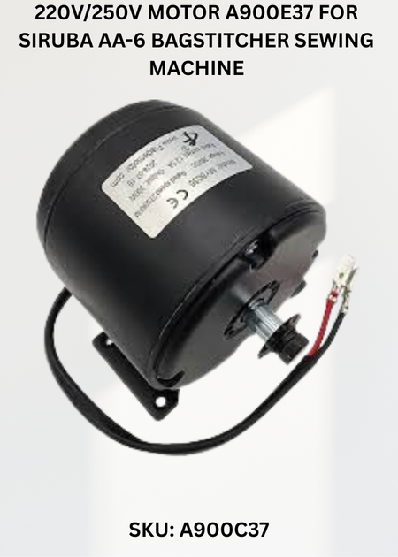 220V/250V Motor A900E37 for Siruba AA-6 Bagstitcher Sewing Machine