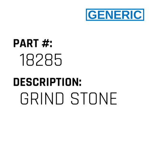 Grind Stone - Generic #18285