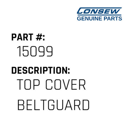 Top Cover Beltguard - Consew #15099